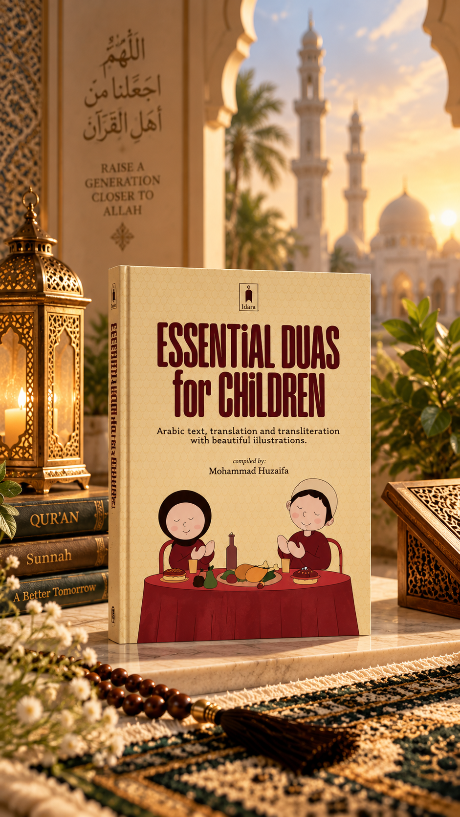 50+ Essential Duas - Book for Kids