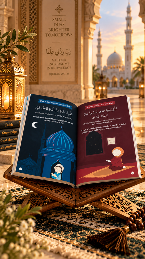 50+ Essential Duas - Book for Kids