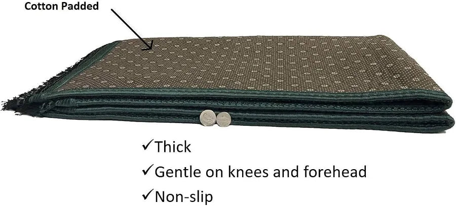 Premium Velvet Islamic Prayer Mat | Soft Luxury Sajadah for Daily Salah