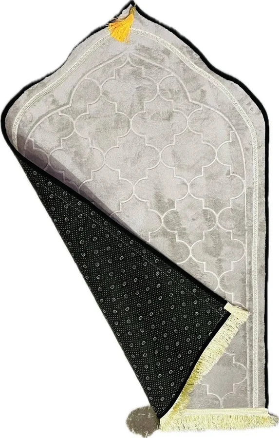 Premium Velvet Islamic Prayer Mat | Soft Luxury Sajadah for Daily Salah